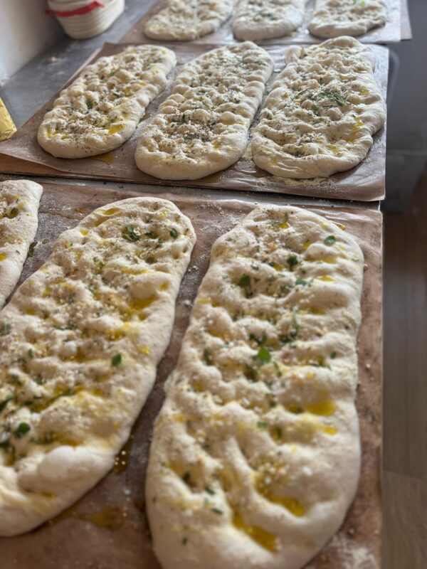 Sourdough Pizza slabs